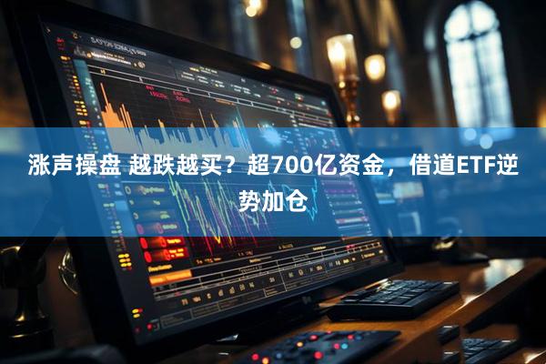 涨声操盘 越跌越买？超700亿资金，借道ETF逆势加仓